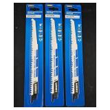 3 Reciprocating Saw Blades