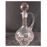 Victorian style glass cruette