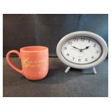Home is where the heart is mug, 7.5x7 clock Home is where the heart is mug, 7.5x7 clock