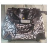 Olympia zebra design travel bag on wheels Olympia zebra design travel bag on wheels