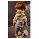 Vintage porcelain Heritage Dolls-boy 14.5" tall