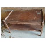 Small wood coffee table 30 x 16.5 x 13 Small wood coffee table 30 x 16.5 x 13