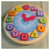 Geranimals wood shape sorting clock Geranimals wood shape sorting clock