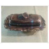 Vintage WMA Rogers silver plated footed butterfly Vintage WMA Rogers silver plated footed butterfly