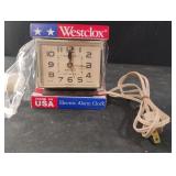 Vintage Westclox Electric Alarm Clock