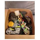 Small box of misc toys Small box of misc toys