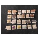 Rock collection with descriptions