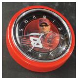 Dale Earnhardt Jr. Collectable metal wall clock. Dale Earnhardt Jr. Collectable metal wall clock.