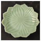 Vintage Fire King Jadeite Lotus Leaf Plate Vintage Fire King Jadeite Lotus Leaf Plate