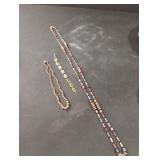 2 necklaces and a bracelet 2 necklaces and a bracelet