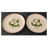 Vintage Limoges Dessert Bread 2 plates White Vintage Limoges Dessert Bread 2 plates White