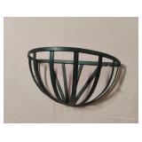 Wall hanging metal plant baskets 16 x 8 x 8 Wall hanging metal plant baskets 16 x 8 x 8