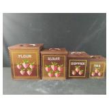 Vintage Delicious strawberry nesting wood Vintage Delicious strawberry nesting wood