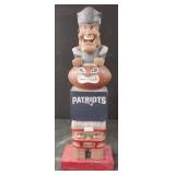 New England Patriots tiki totem. Has small chip New England Patriots tiki totem. Has small chip