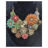 Amrita Floral Statement Necklace Amrita Floral Statement Necklace