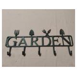 Garden metal sign. Garden metal sign.