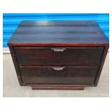 Vintage night stand. 2 drawer Vintage night stand. 2 drawer
