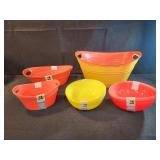 Plastic totes and bowls Plastic totes and bowls