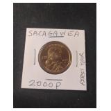 2000P Sacagawea $1 gold coin