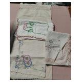 Vintage handmade table runners