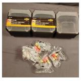 Bulldog parts bins and ear plugs Bulldog parts bins and ear plugs