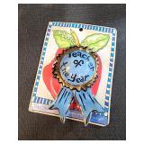 Teacher of the Year" pin, teacher appreciation by Teacher of the Year" pin, teacher appreciation by