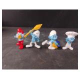 Smurfs-Papa Smurf, Greedy, Chef and Clumsy 3" Smurfs-Papa Smurf, Greedy, Chef and Clumsy 3"