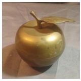 Brass apple. 3" tall Brass apple. 3" tall