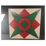 Barn Quilt on plywood 24 x 24