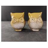 Rustic Country ceramic bowls. Set of 2. 3.5" tall
