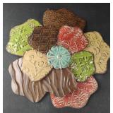 Metal flower wall decor 18" Metal flower wall decor 18"