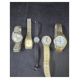 Time and Seiko Watch, Carvelle Ladies Watch and 2 Time and Seiko Watch, Carvelle Ladies Watch and 2