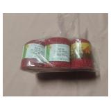 Burlap ribbon-red and pink Burlap ribbon-red and pink