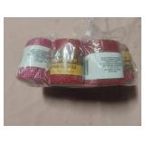 Burlap ribbon-red and pink Burlap ribbon-red and pink