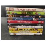 DVDs including: Dances with Wolves, Sideways and
