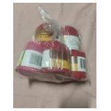 Burlap ribbon-red and pink Burlap ribbon-red and pink