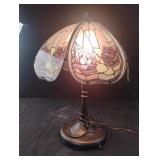 Tiffany style touch lamp. Works Tiffany style touch lamp. Works