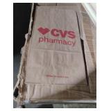 Small paper bags. Opened box