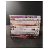 DVDs including:Thelma & Louise, Open Range and