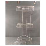 Metal 3 basket rack 11 x 25 3/4 x 7 1/4 Metal 3 basket rack 11 x 25 3/4 x 7 1/4