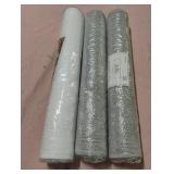 White and silver mesh. New rolls White and silver mesh. New rolls