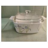 Vintage "Shadow Iris" Corningware casserole dish Vintage "Shadow Iris" Corningware casserole dish
