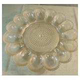 Vintage Indiana Glass Clear Hobnail Deviled Egg Vintage Indiana Glass Clear Hobnail Deviled Egg