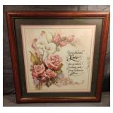 Home Interiors "Unconditional Love" framed wall Home Interiors "Unconditional Love" framed wall
