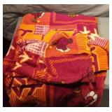VT Tech throw with sleeves 54 x 60 VT Tech throw with sleeves 54 x 60