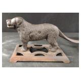 Vintage cast iron dog nut cracker Vintage cast iron dog nut cracker