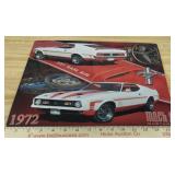 1972 Ford Mustang Mach 1 Ram Air Metal Sign