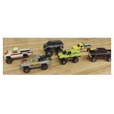 Lot of vintage toy monster trucks