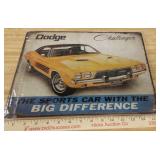 Dodge Challenger Metal Sign