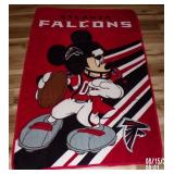 Mickey Mouse Atlanta Falcons Football Throw